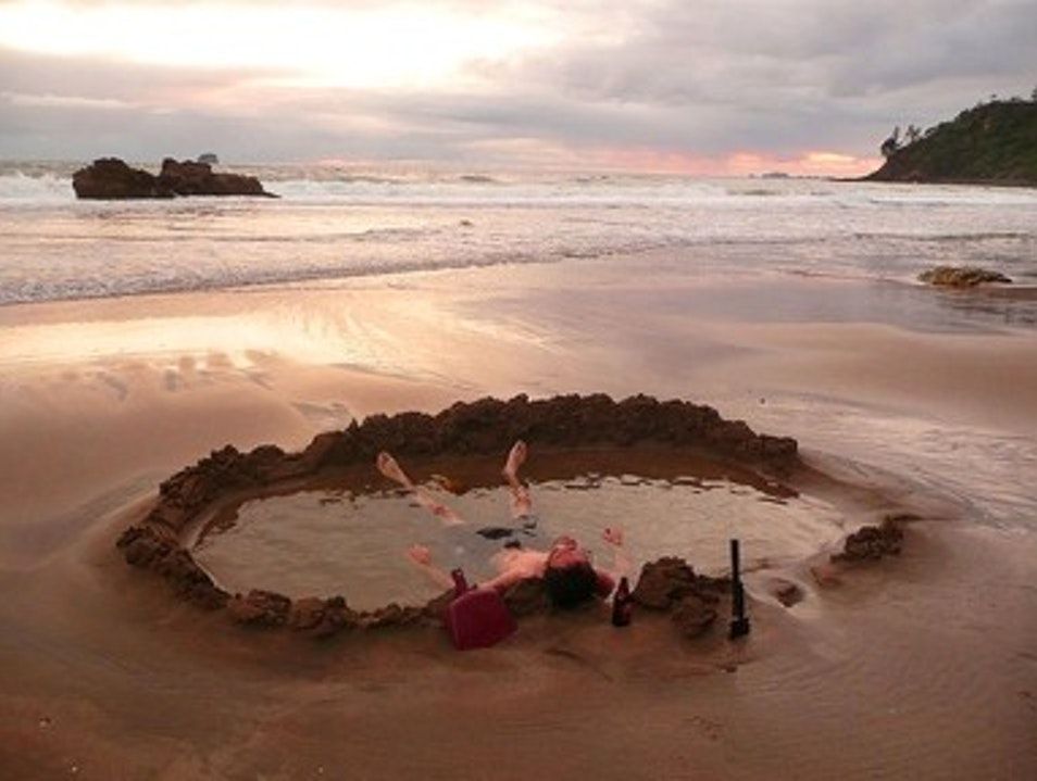 Hot Water Beach in Coromandel - New Zealand