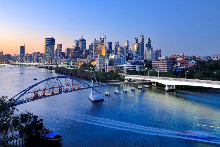 Aerial View of Brisbane