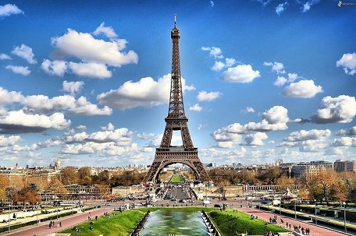 Paris on a sunny day